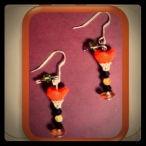 Autumn martini earrings